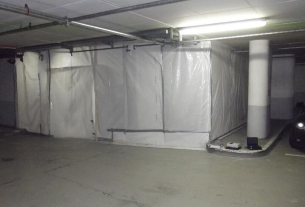 underground parking garage to be repaired